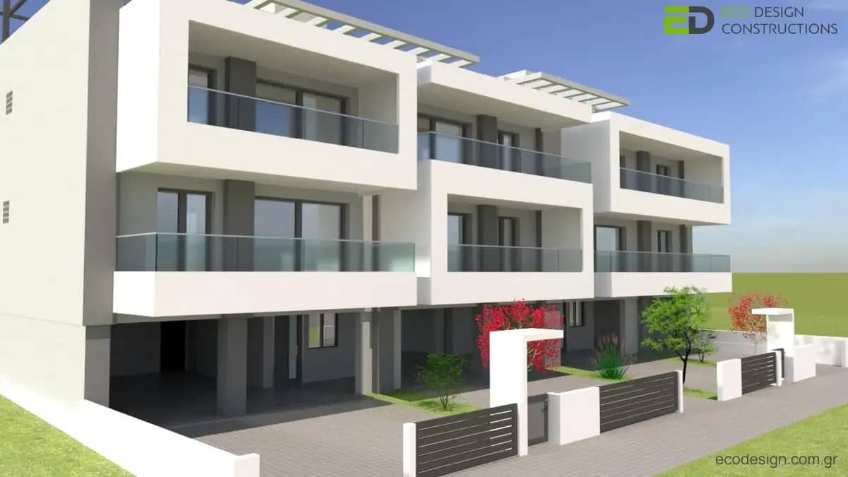 Βιοκλιματικό Κτίριο Θέρμη Δημητσάνας- Bioclimatic Apartment Building Thermi Dimitsanas