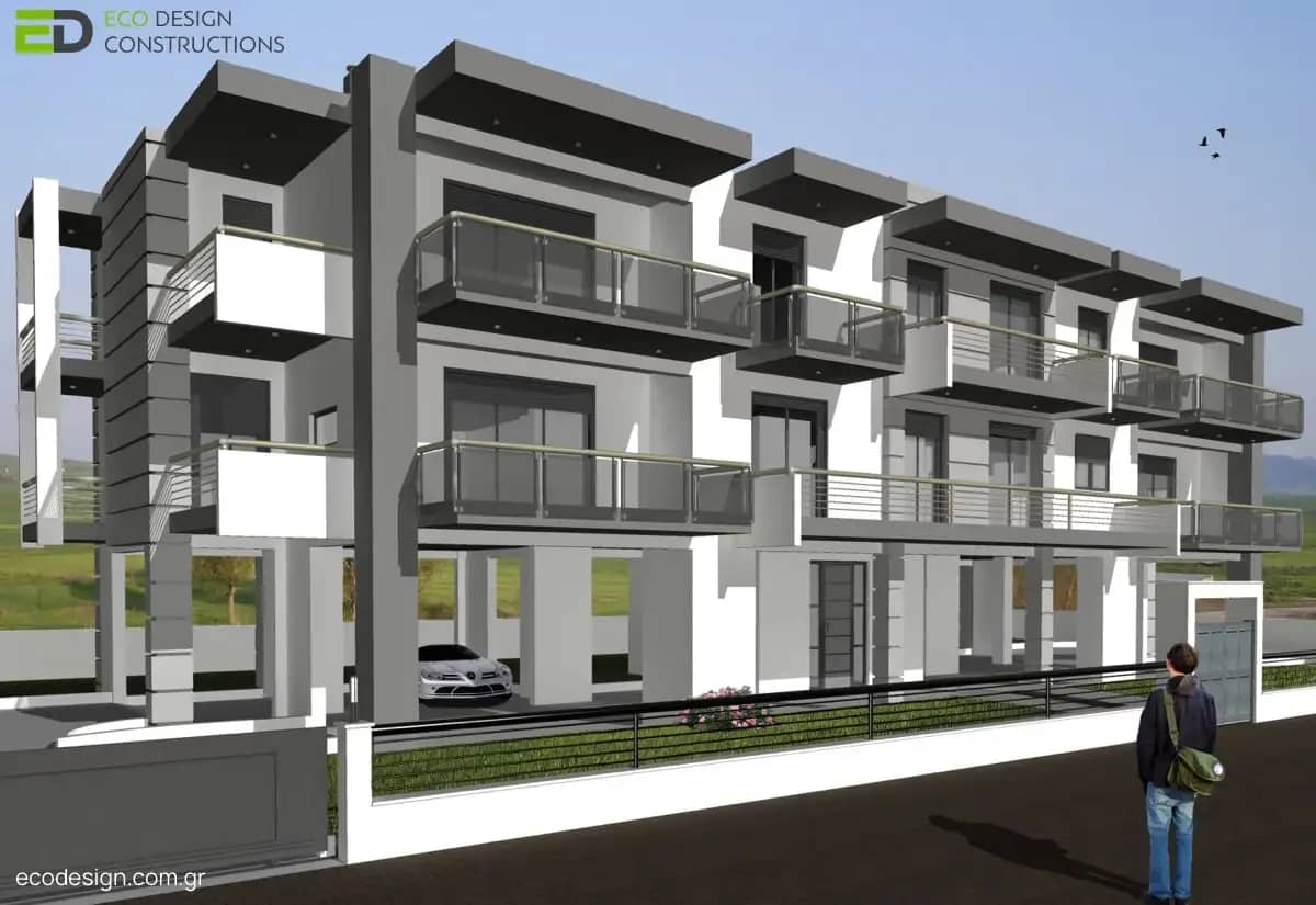 Βιοκλιματικό Κτίριο Θέρμη Καραϊσκάκη - Bioclimatic Apartment Building Thermi Karaiskaki