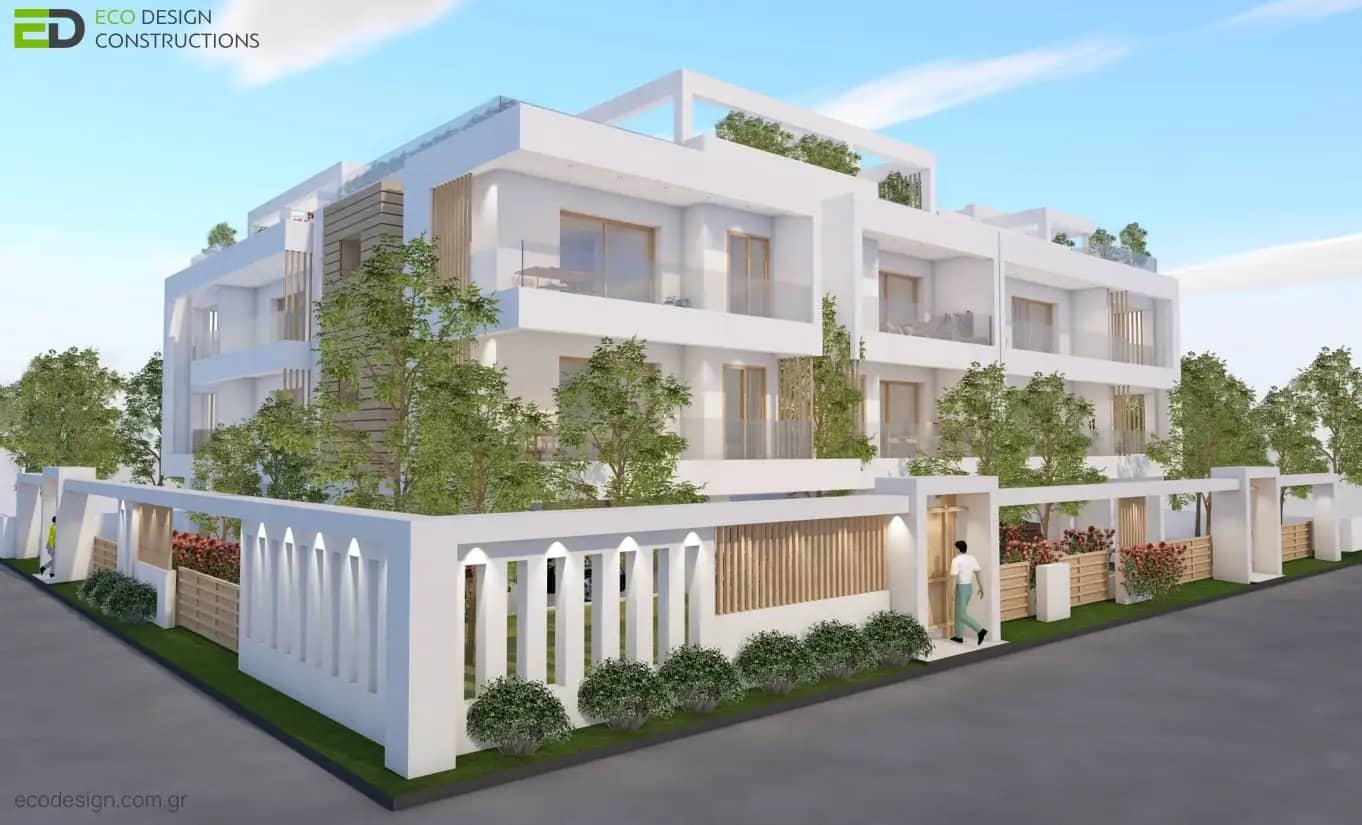 Βιοκλιματικό Κτίριο Θέρμη Δημητσάνας- Bioclimatic Apartment Building Thermi Dimitsanas
