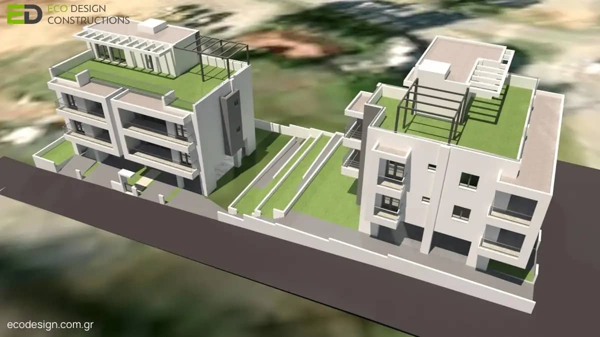 Βιοκλιματικό Κτίριο Θέρμη Καζαντζίδη - Bioclimatic Apartment Building Thermi Kazantzidi
